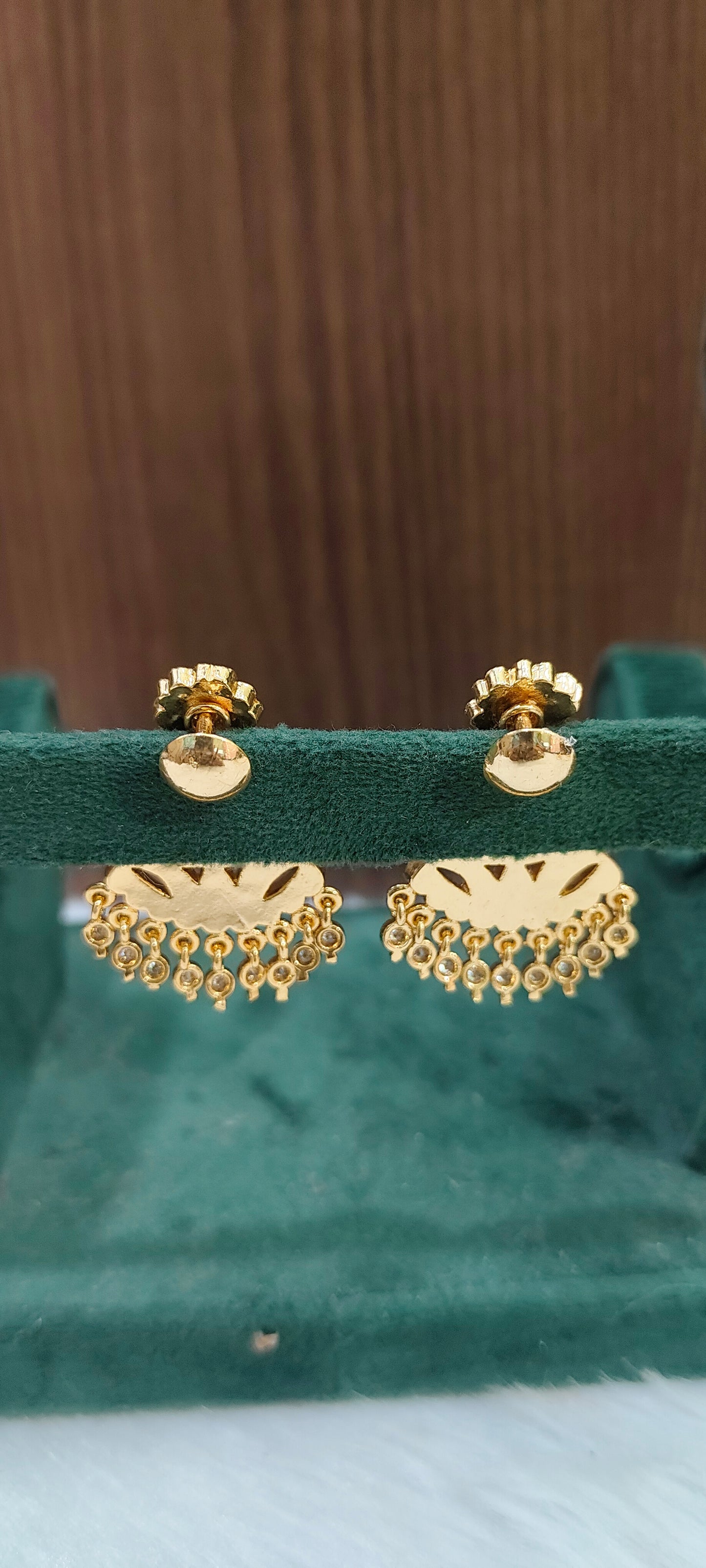Pure panchaloham vintage look earrings