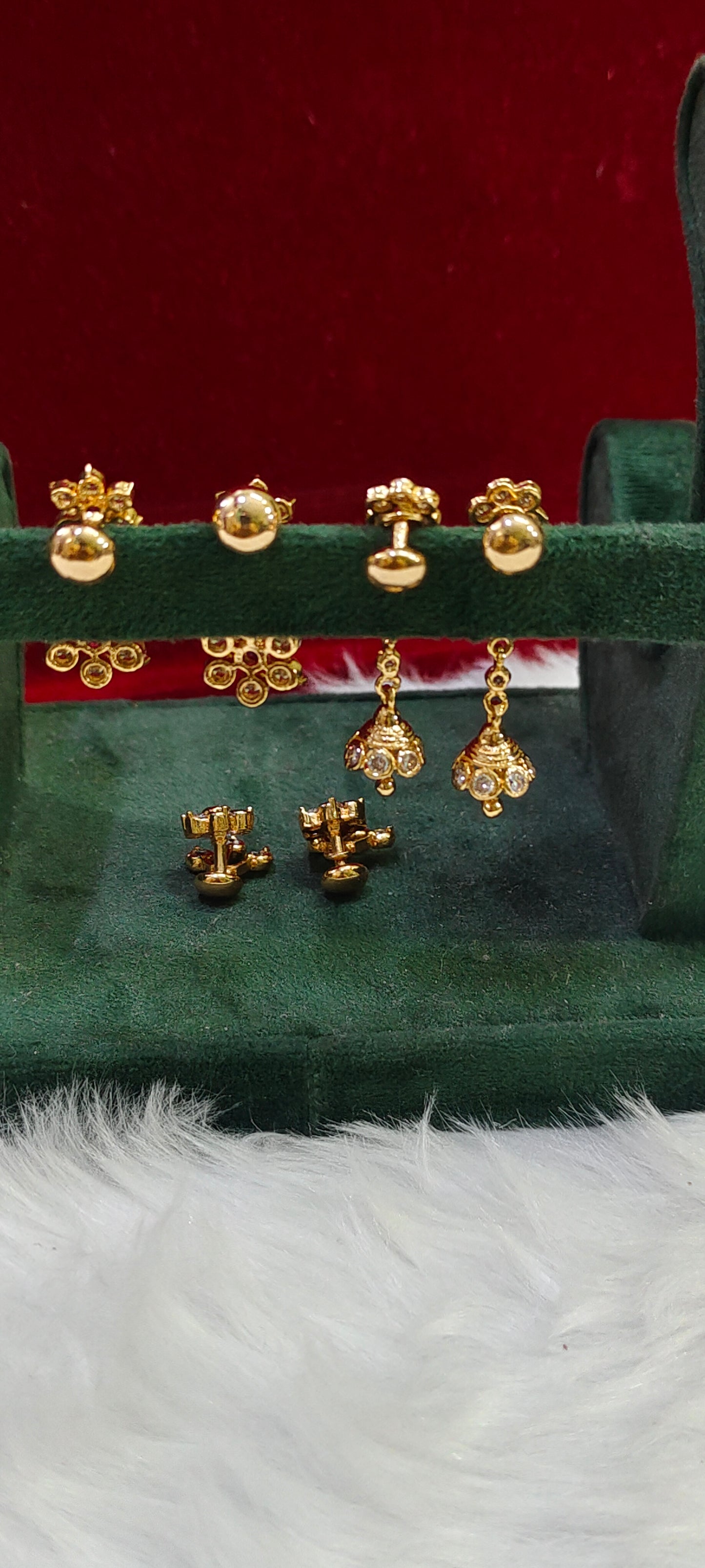 Pure panchaloham 3 set earrings combo