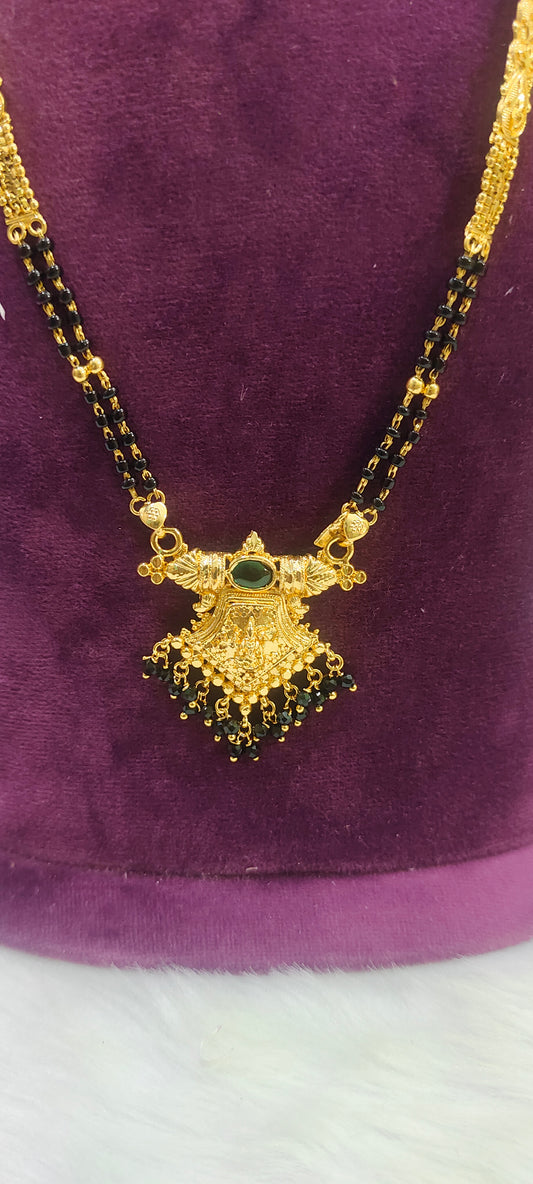 Daily wear same as gold 28" length black beads