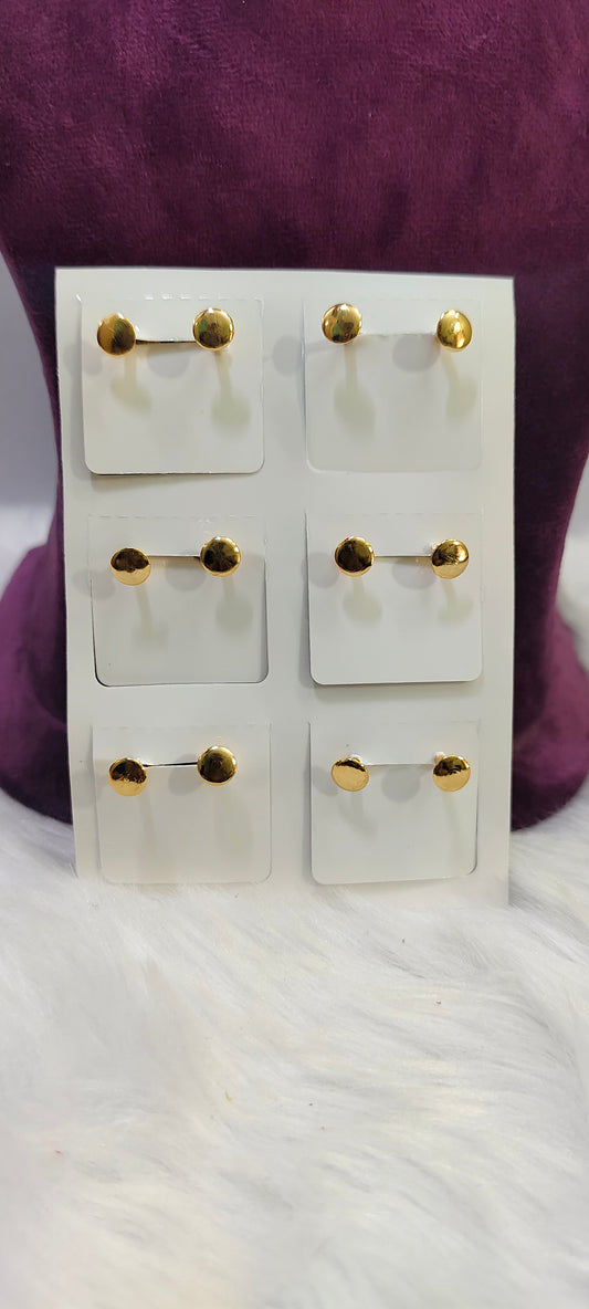 100% gold look kids earrings(any one pair)