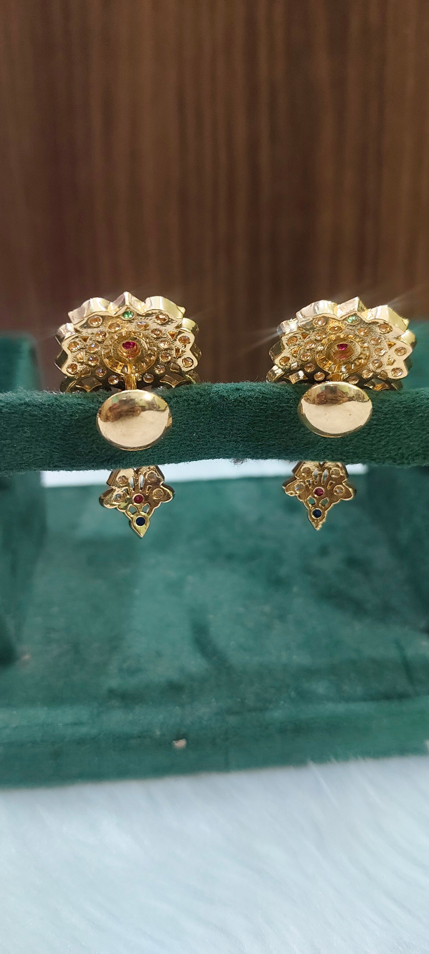 Pure panchaloham unique style big earrings