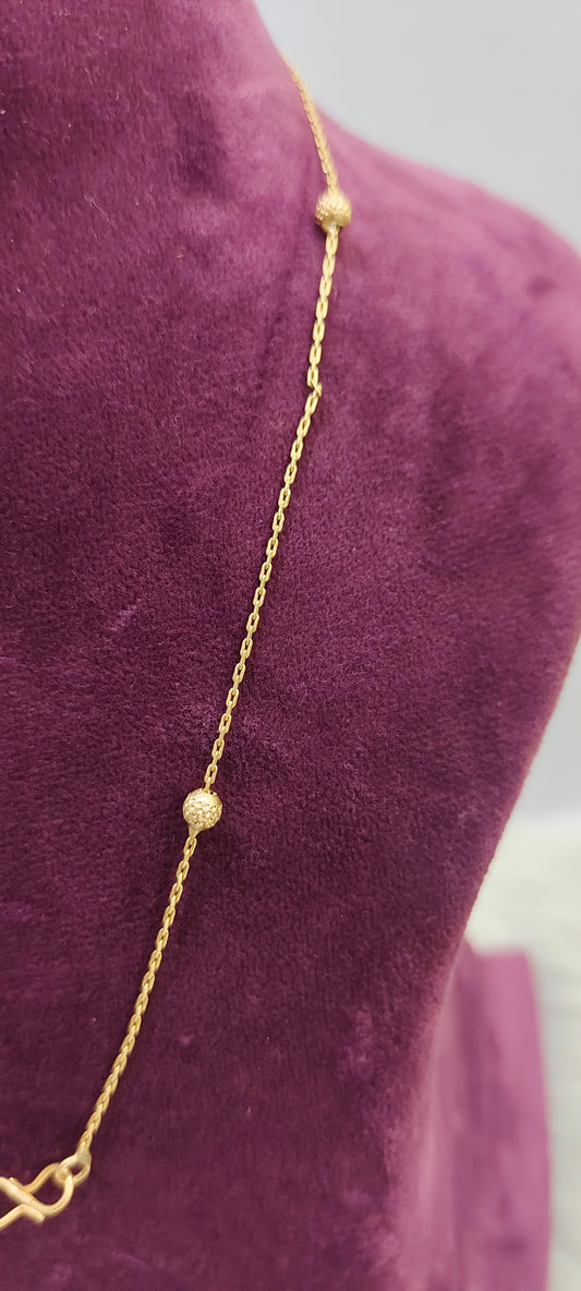 Pure panchaloham unpolished 18" length short chain