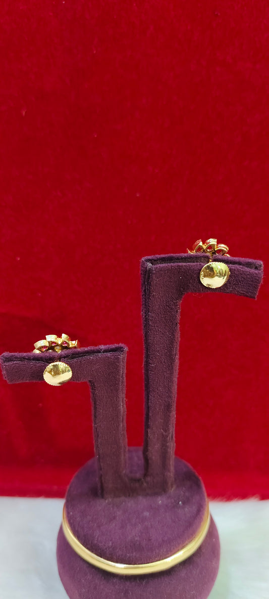 Pure panchaloham vintage look studs