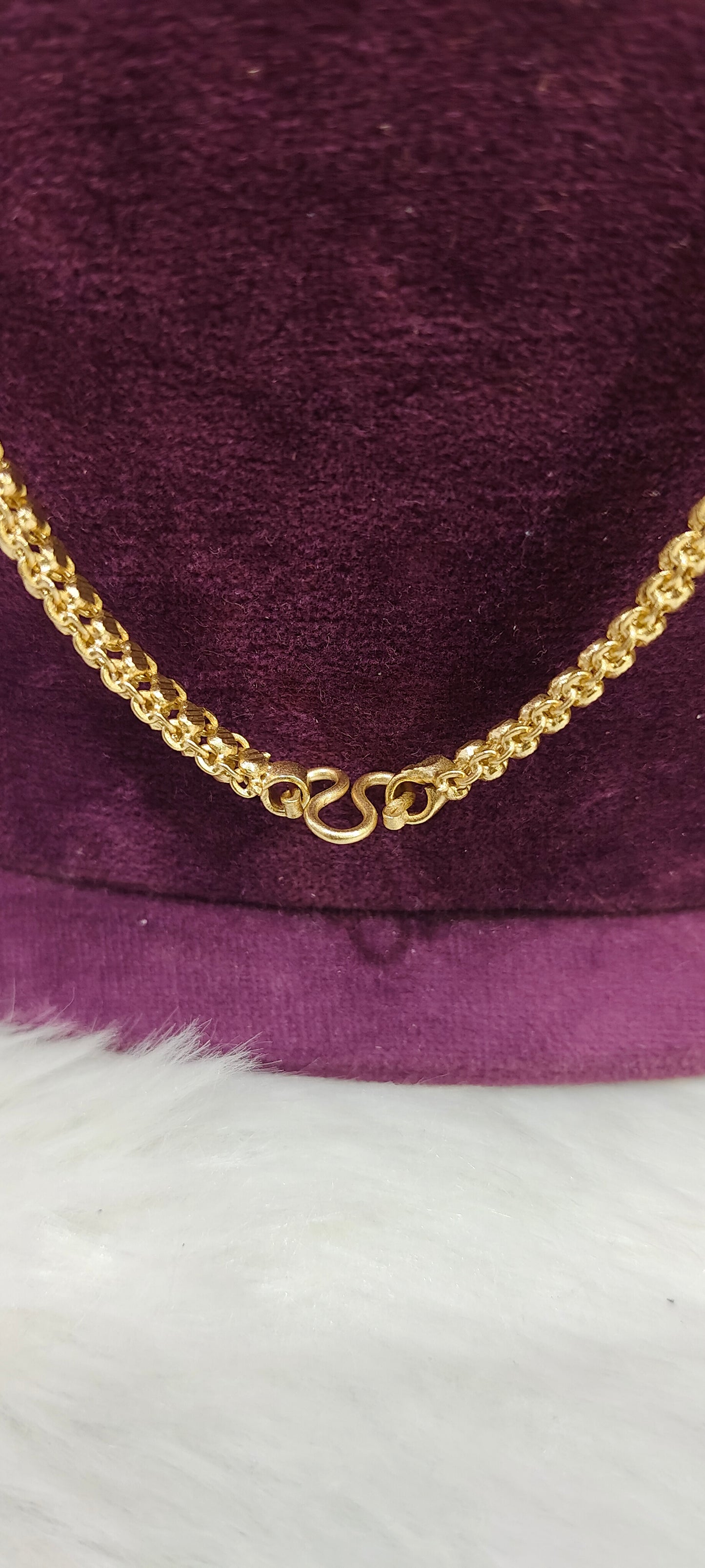 Pure panchaloham unpolished broad model thali chain