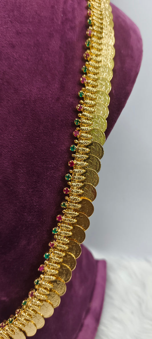 Same gold look 2 in 1 kasumala cum vaddanam