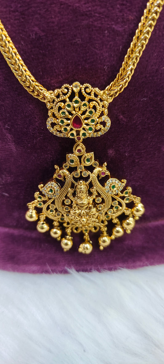 Premium nakshi nanu necklace set