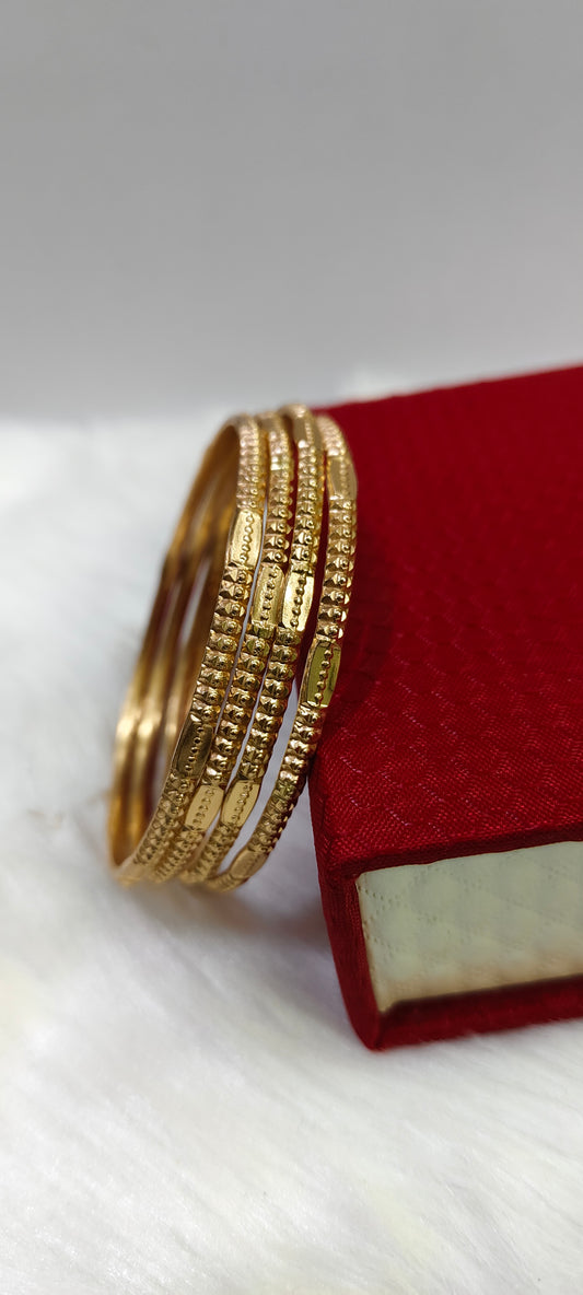 Pure panchaloham unpolished 4 bangles