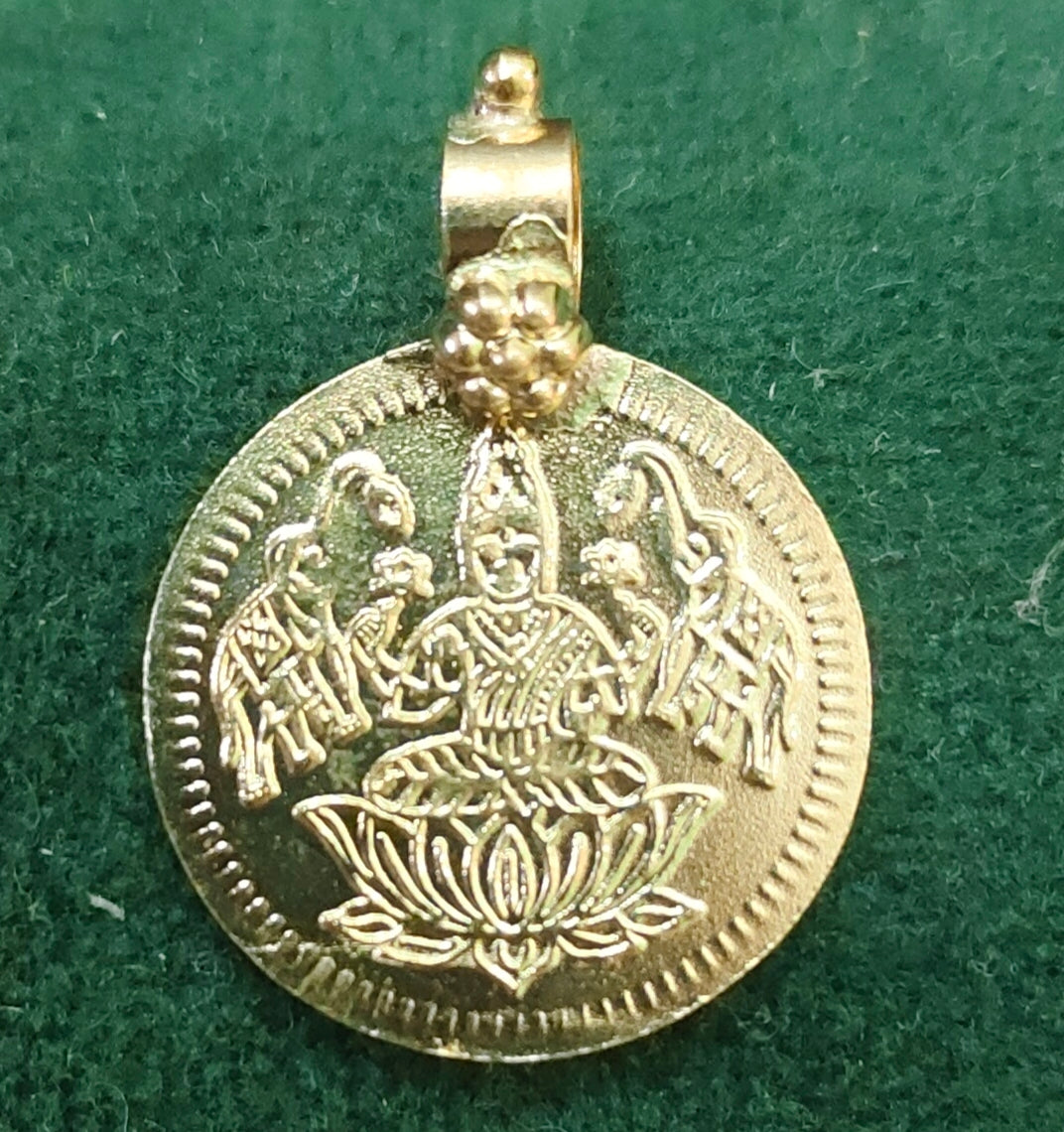 Pure panchaloham unpolished Lakshmi coin ( Lakshmi roopu)
