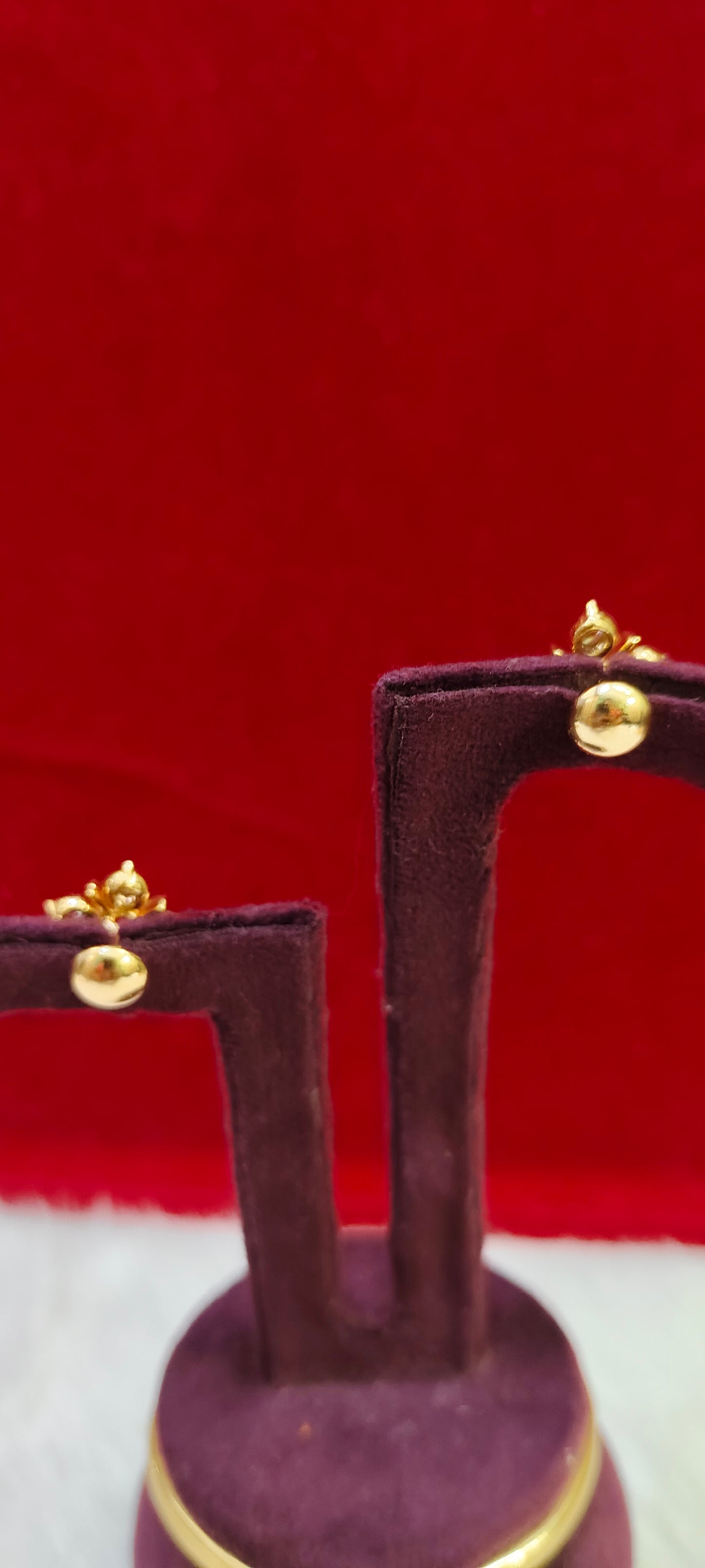 Pure panchaloham dimond look studs