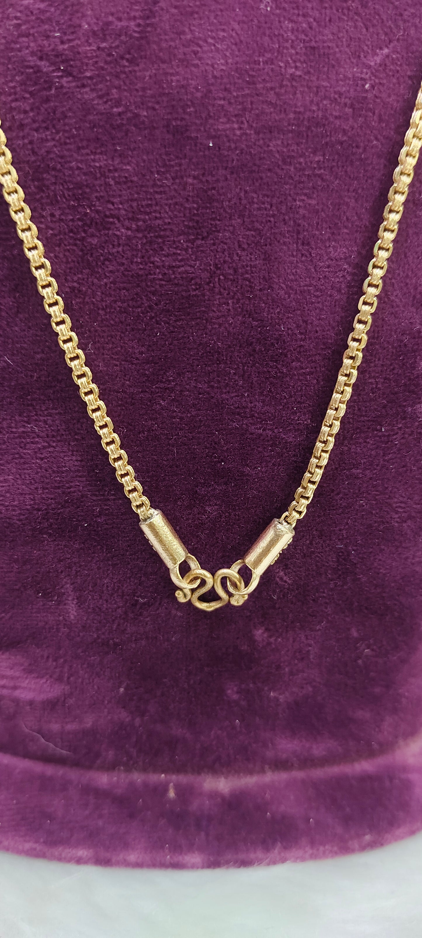 Pure panchaloham 18" length short chain bharthi model