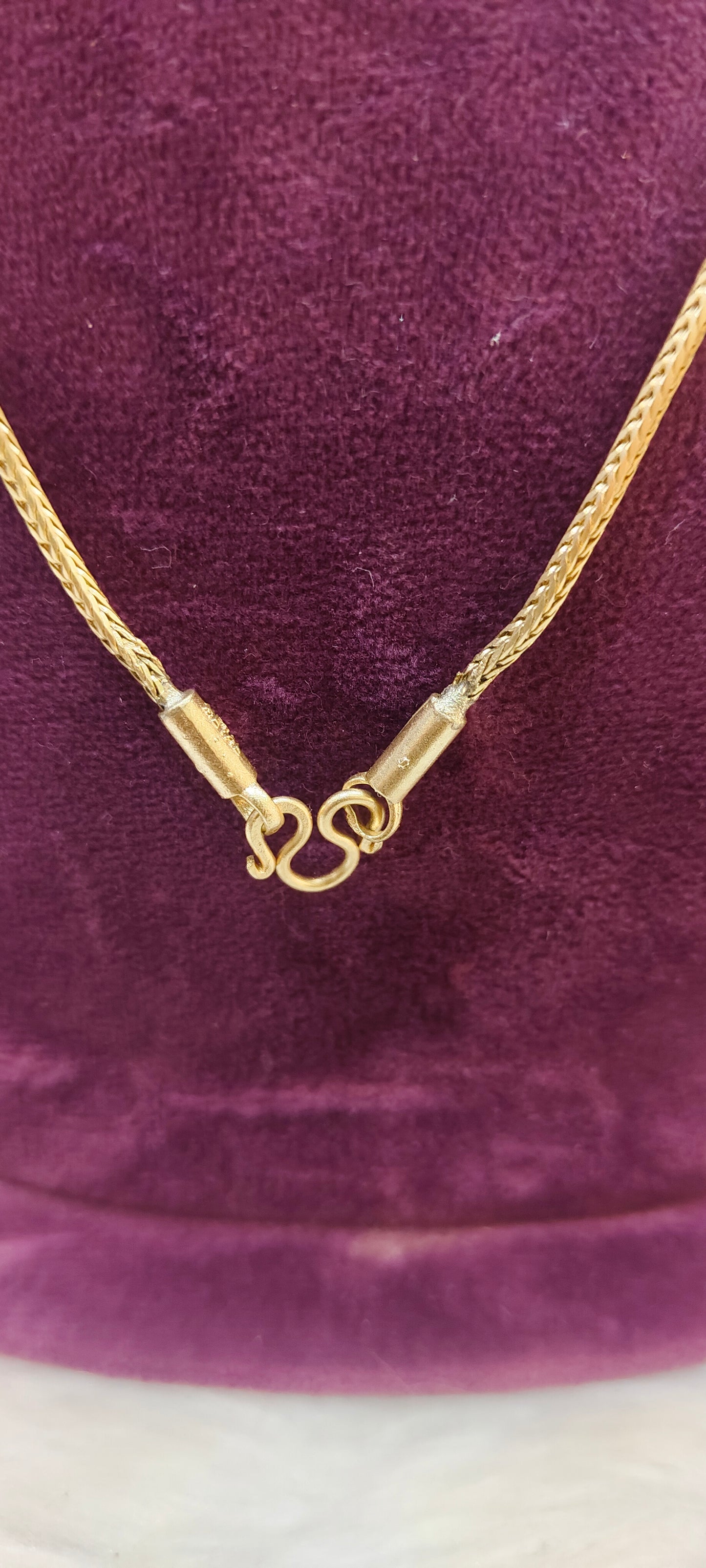 Pure panchaloham unpolished 18" length snake model chain
