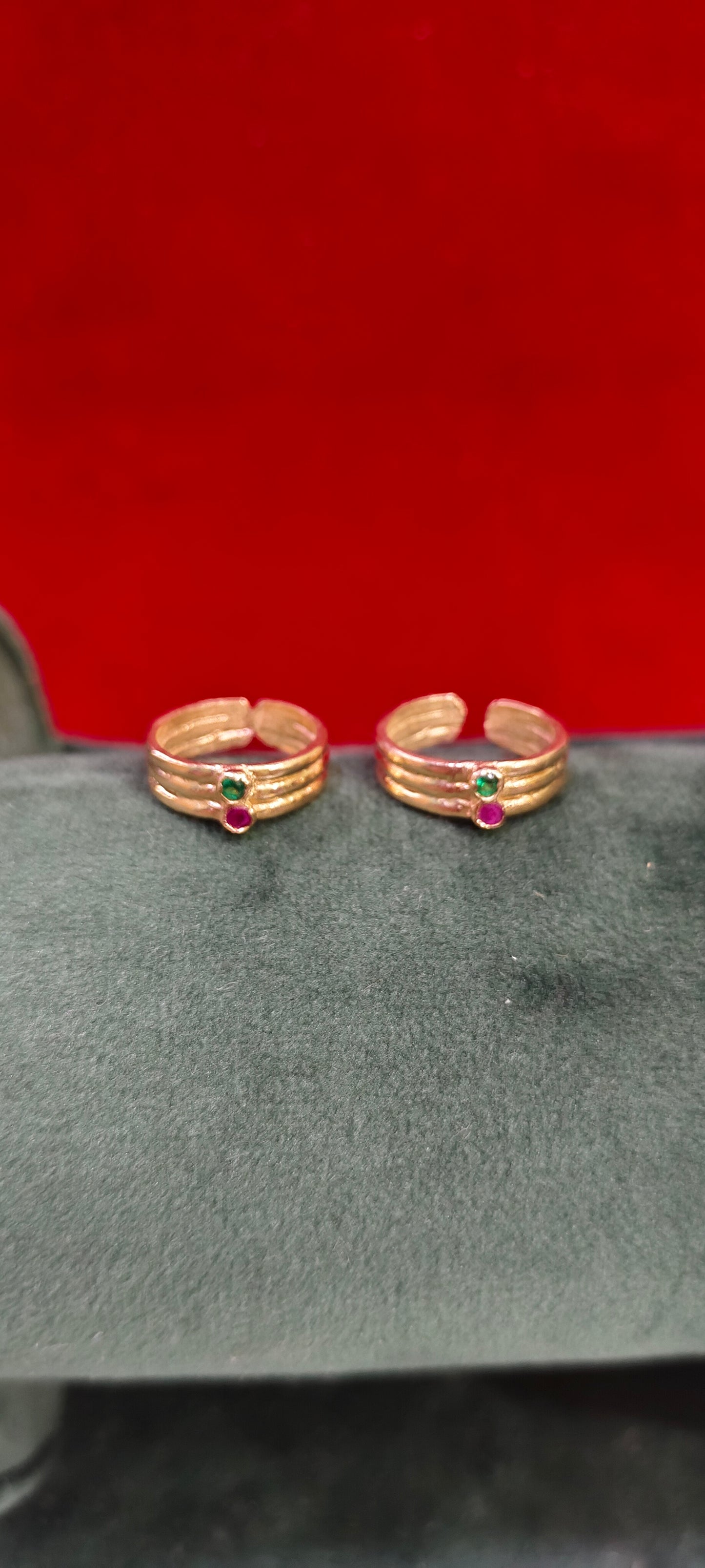 Pure panchaloham toe rings