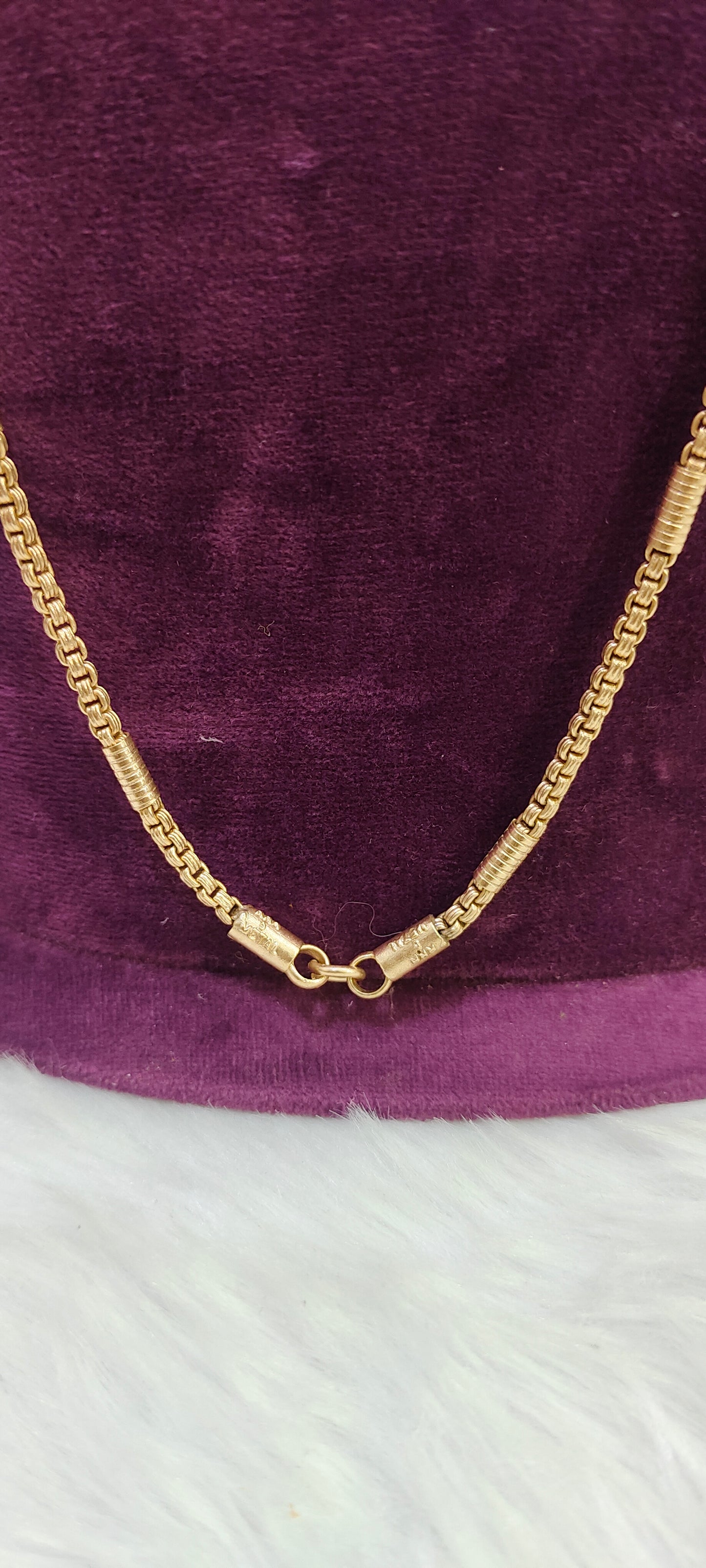 Pure panchaloham unpolished 30" length thali chain