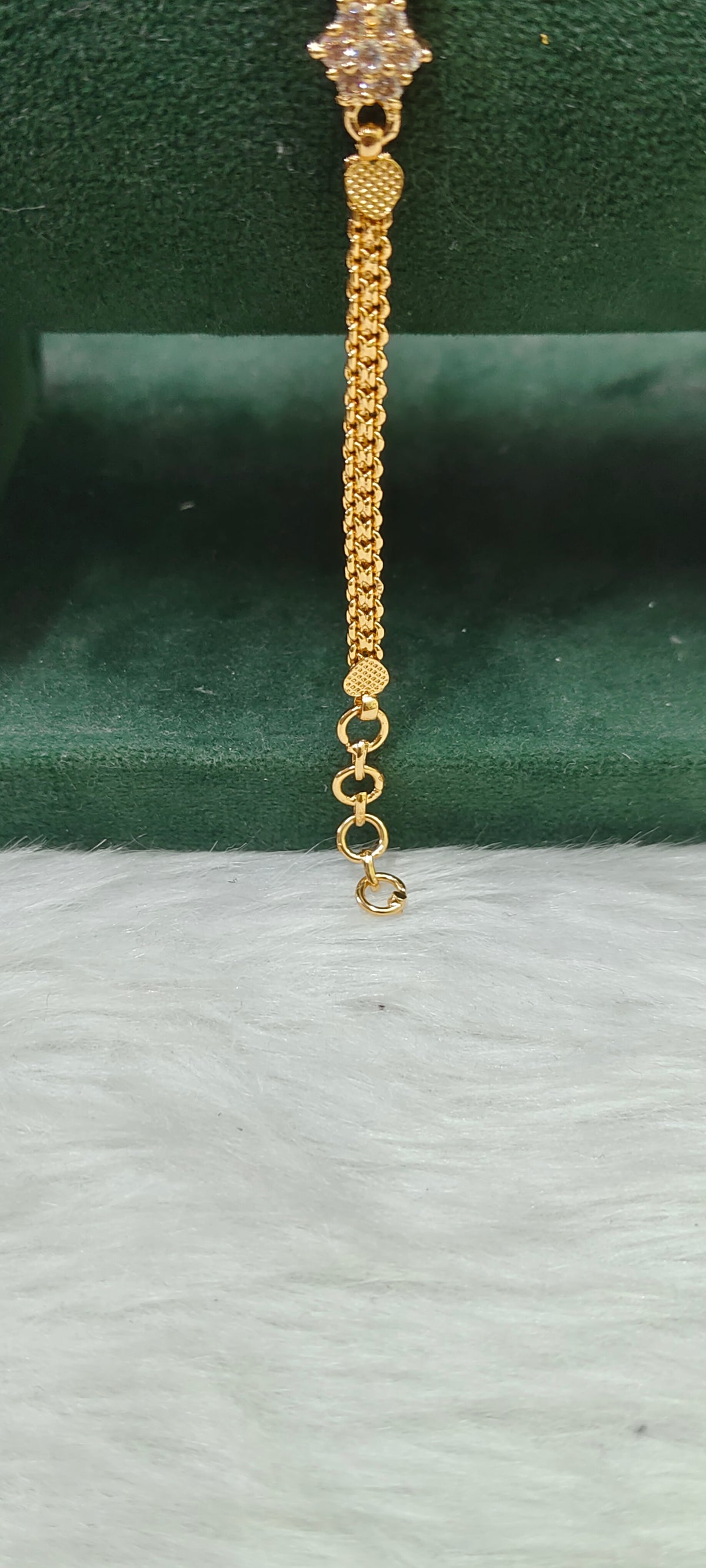 Pure panchaloham ladies gold look bracelet