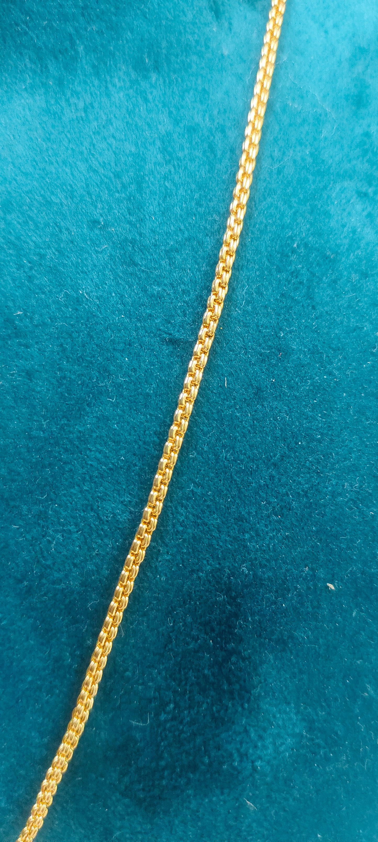 Premium micro gold plated daily wear 18" om pendant chain