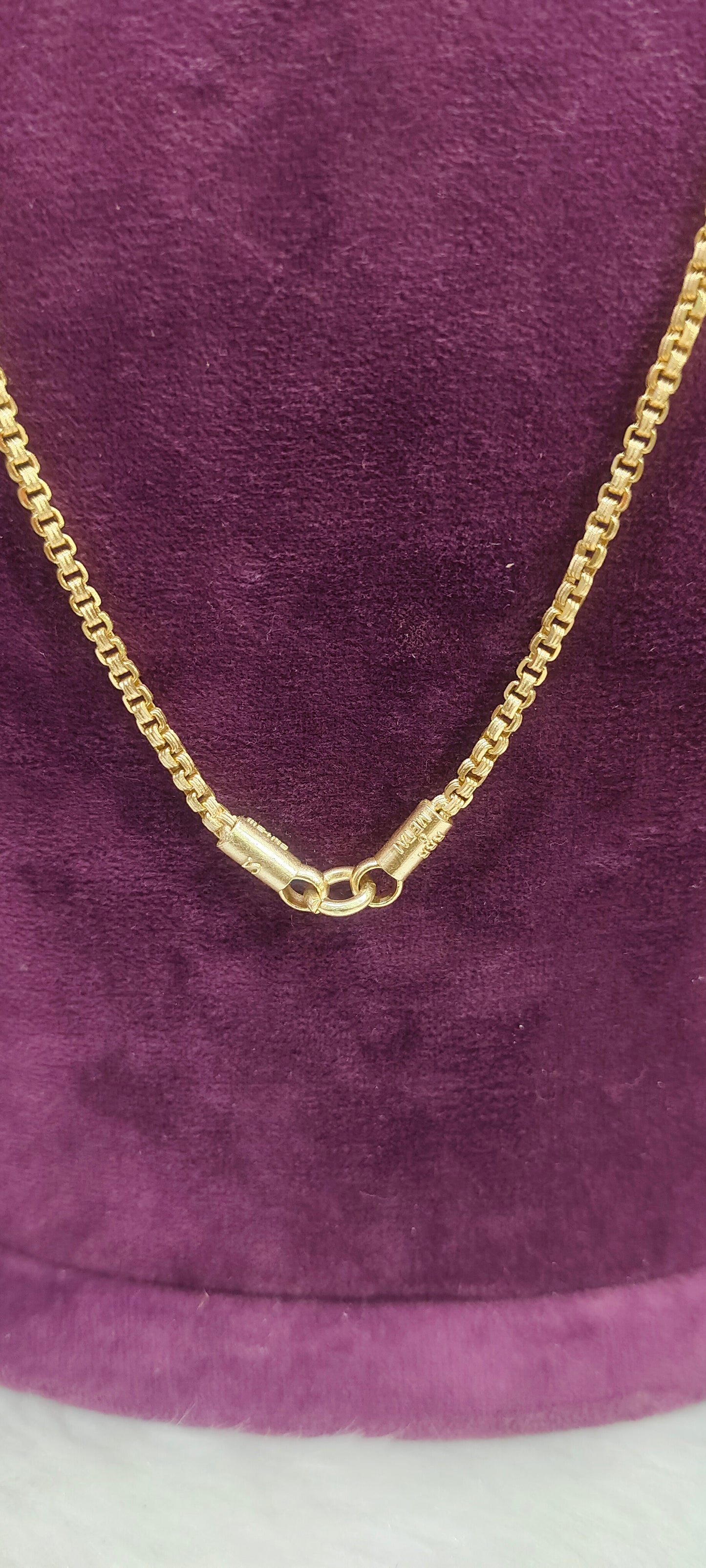 Pure panchaloham unpolished 26" length bharthi model thali chain