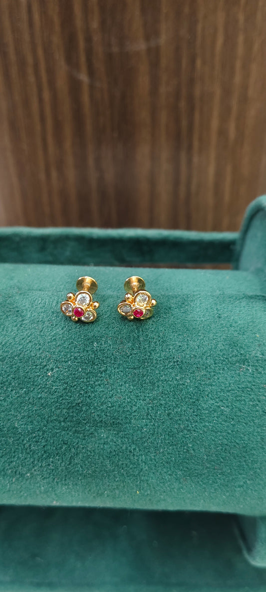 Pure panchaloham cute small studs