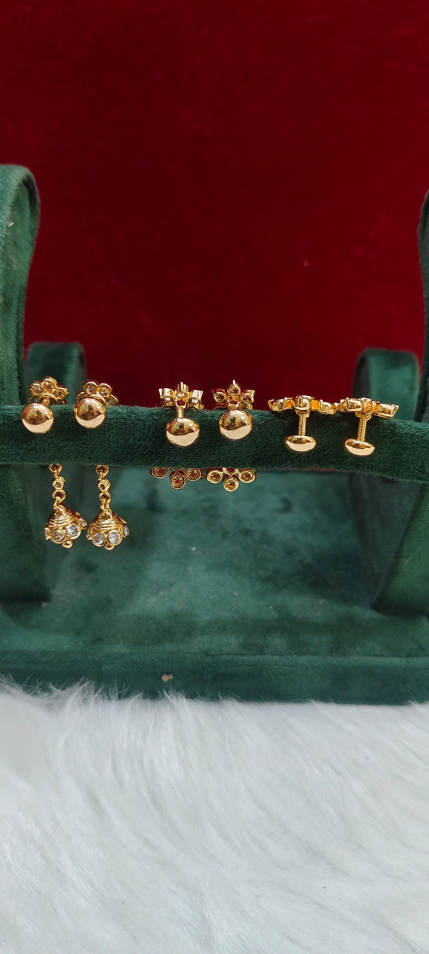 Pure panchaloham 3 set earrings combo