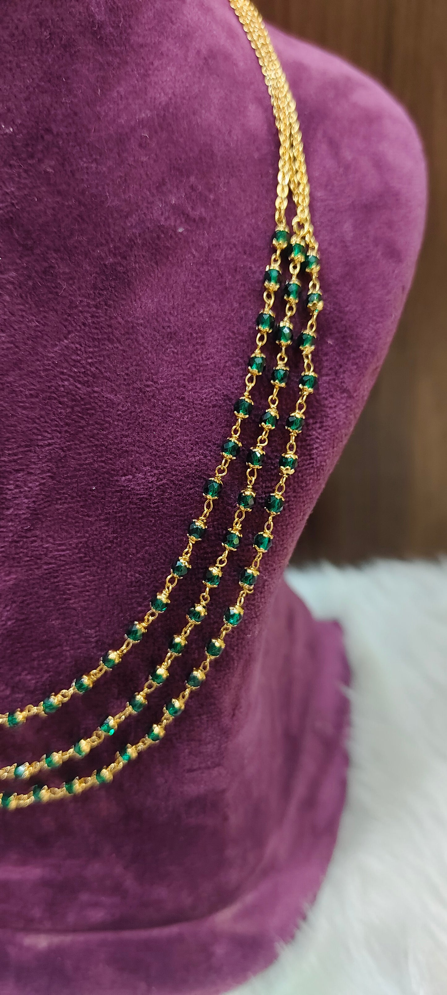 Simple gold look spinners beads