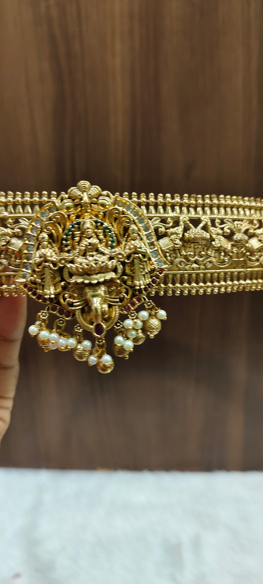 Premium nakshi vaddanam with detachable pendent