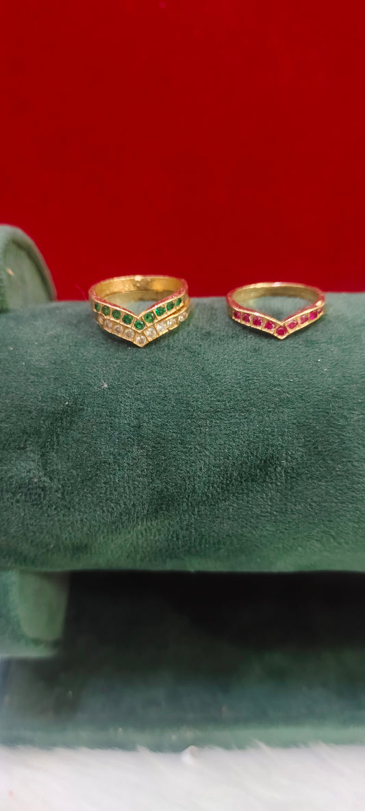 Pure panchaloham unpolished ladies finger ring