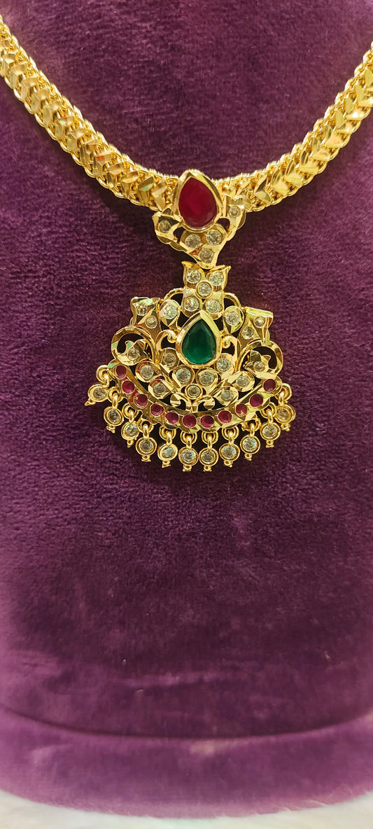 Pure panchaloham nanupatti necklace