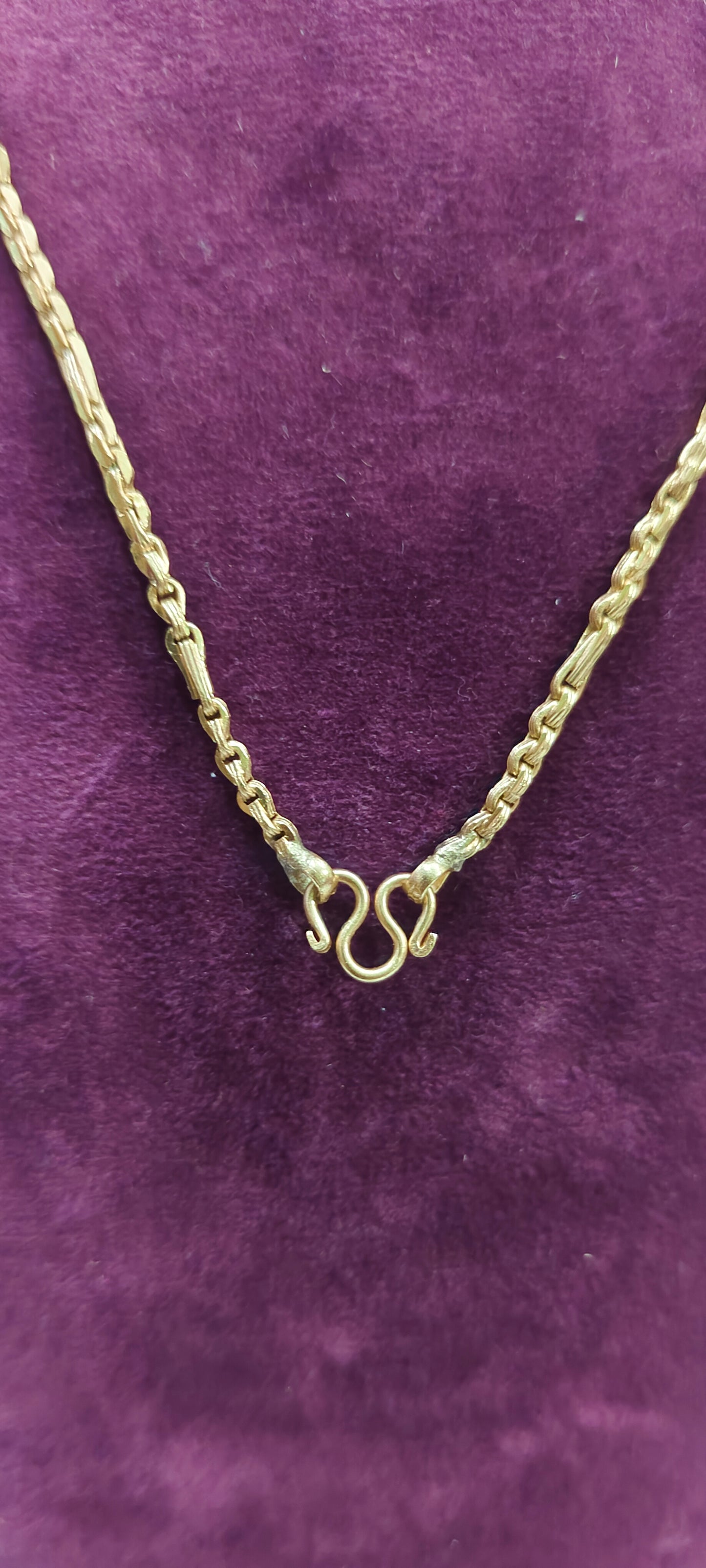 Pure panchaloham unpolished 20" length 5 plus 1 chain