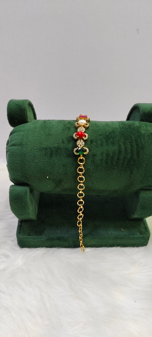 Premium navaratna ladies bracelet