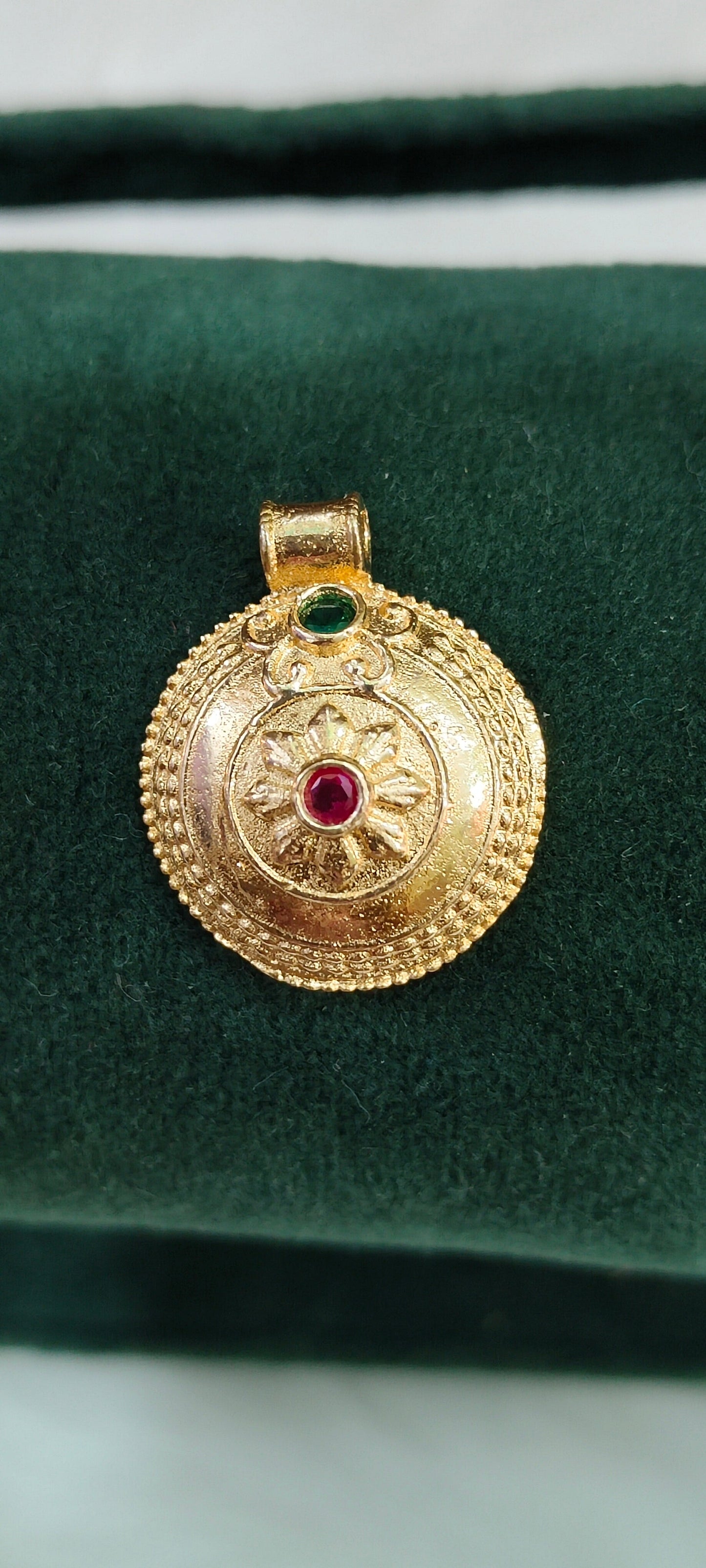 Pure panchaloham unpolished life time use 2 stone mangalsutra