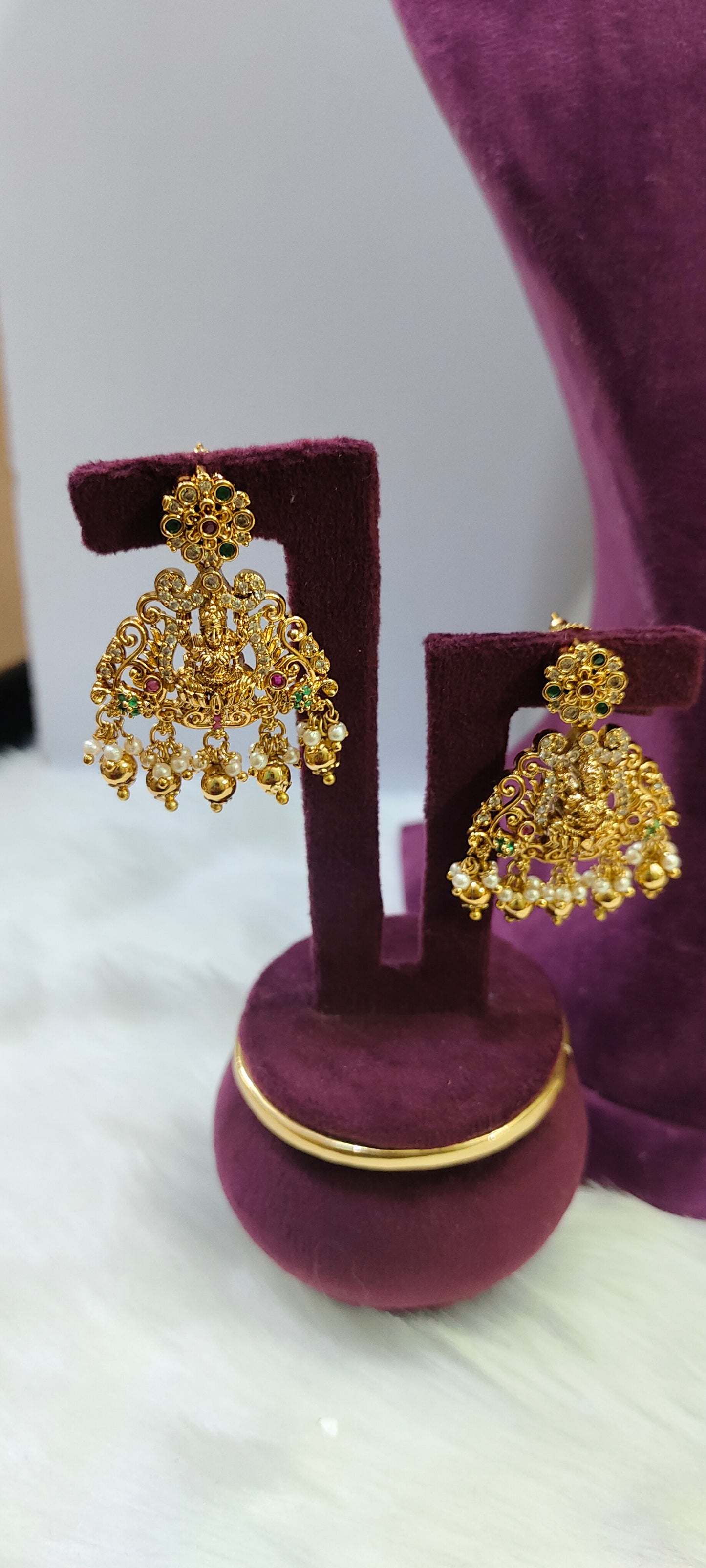 Premium nakshi necklace set