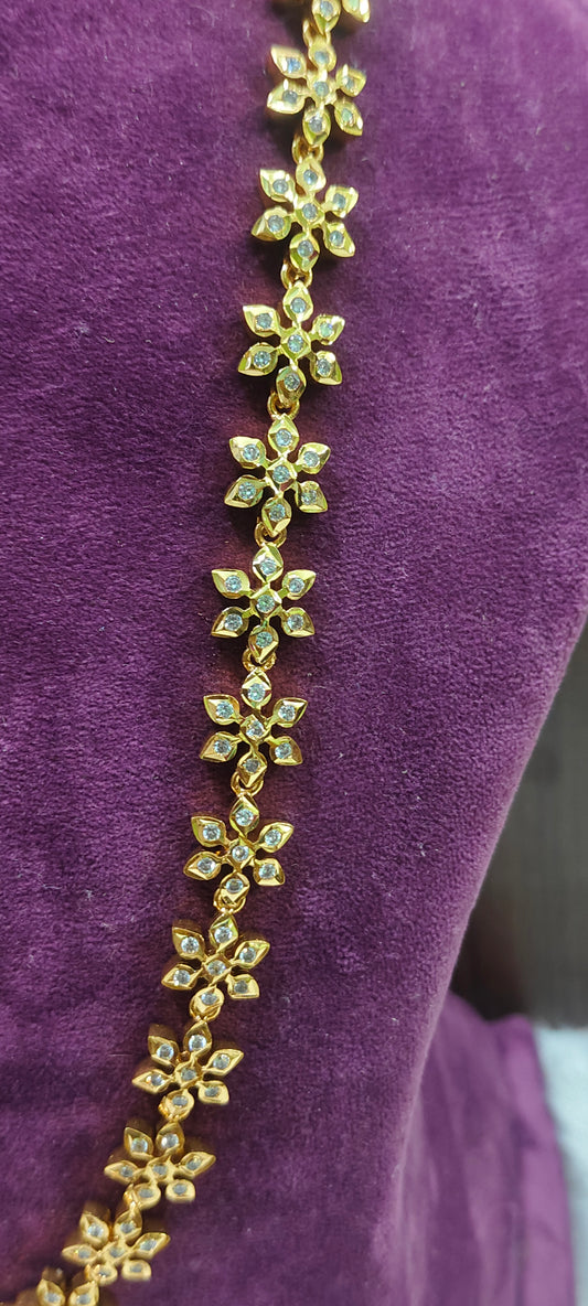 Pure panchaloham daimond look long haram