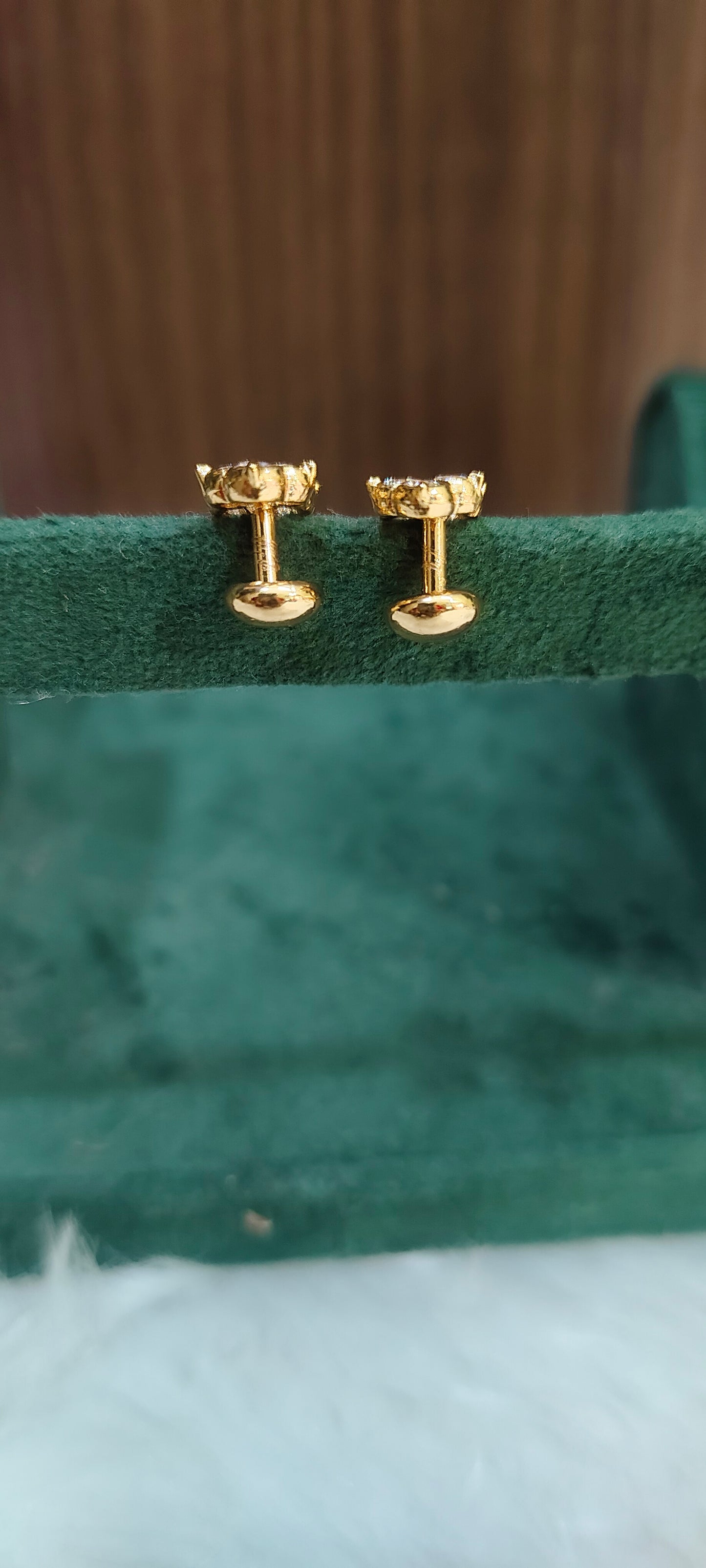 Pure panchaloham j type earrings