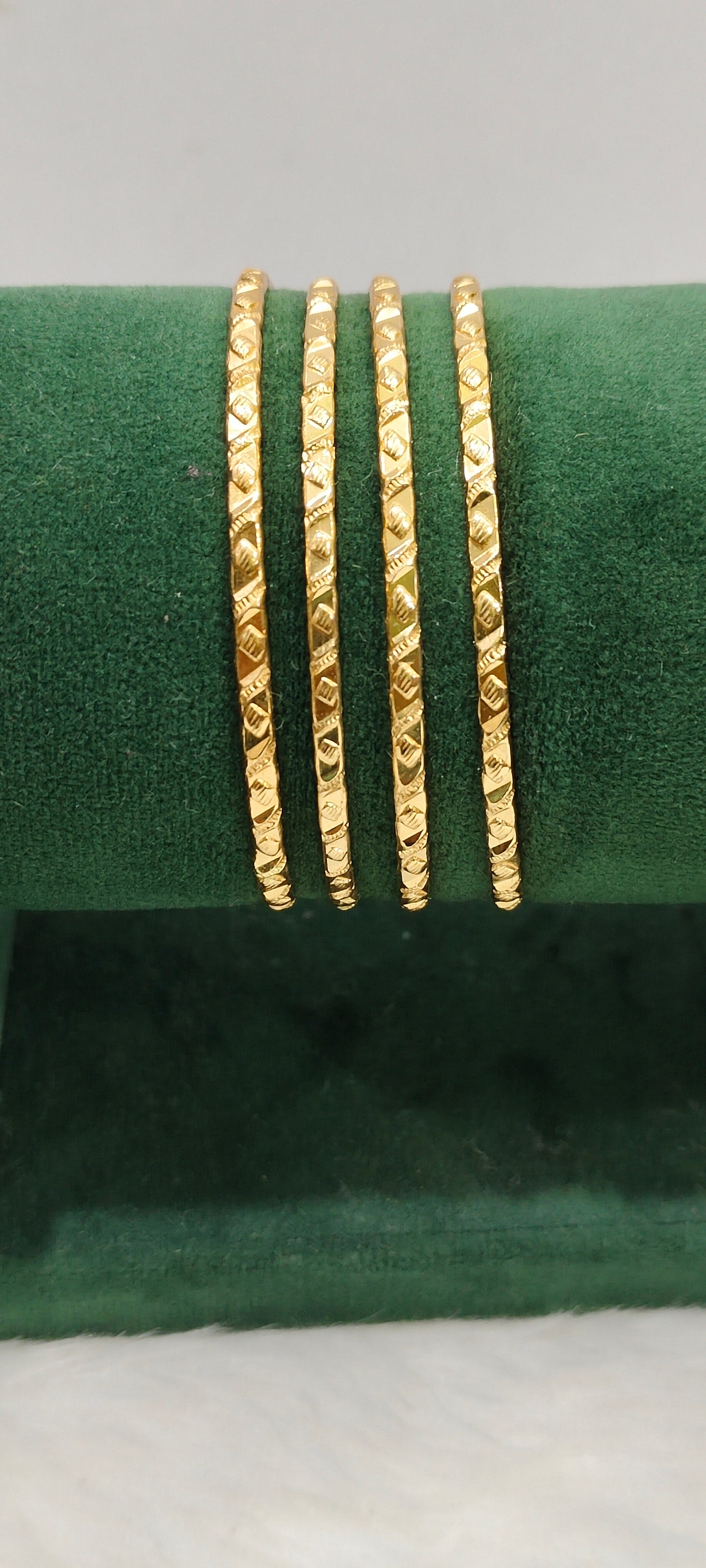 Pure panchaloham unpolished 4 bangles