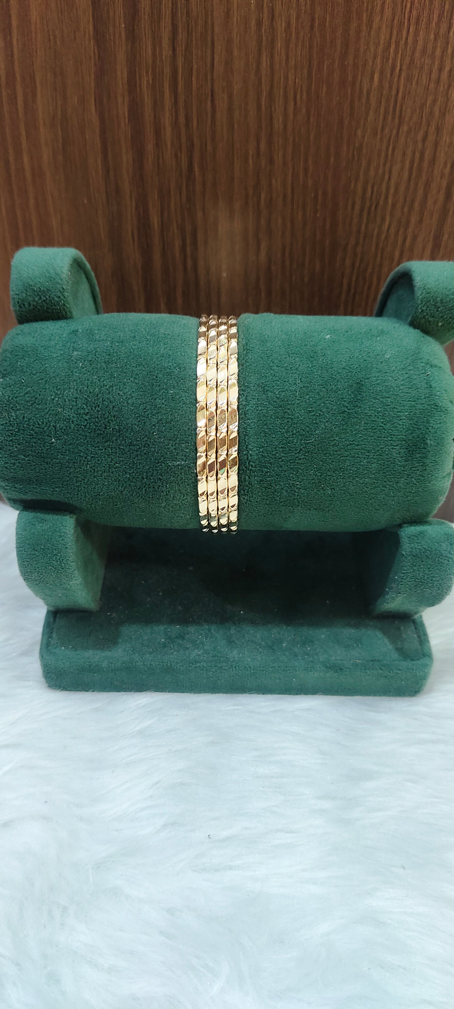 Pure panchaloham unpolished 4 bangles
