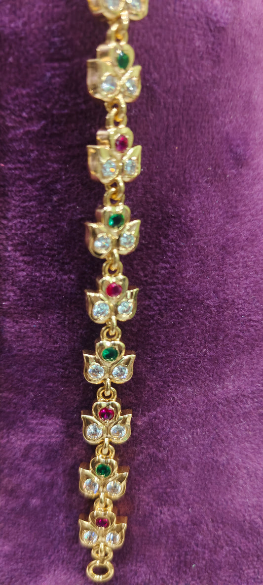 Pure panchaloham diamond look Multi colour maatis