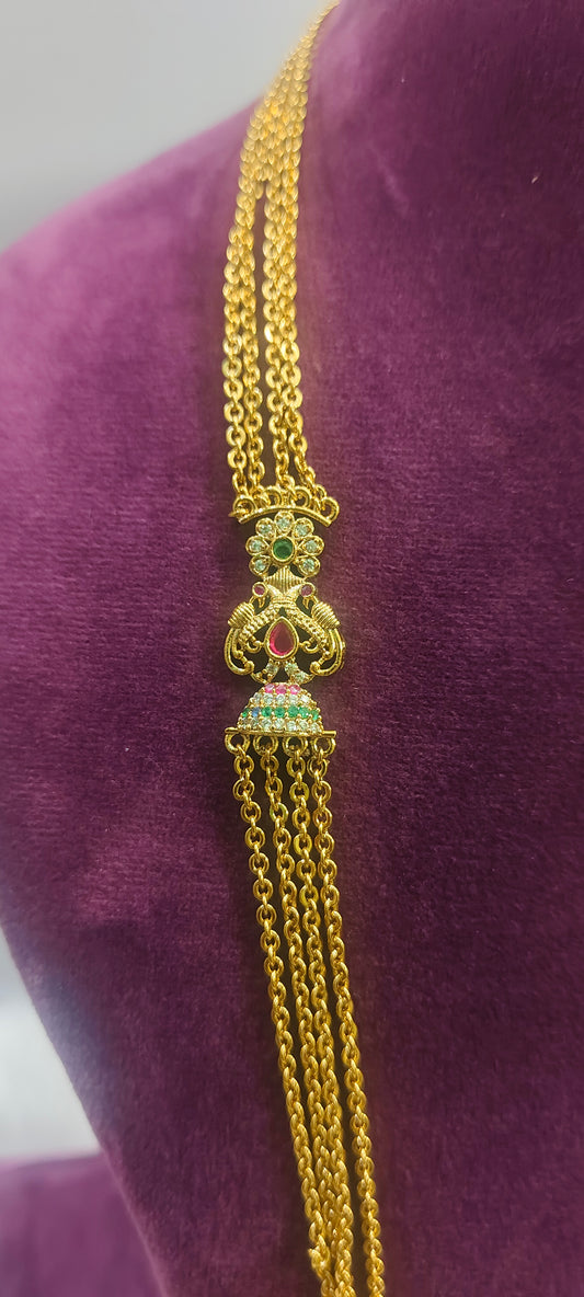 Premium nakshi chandraharam with 24" length