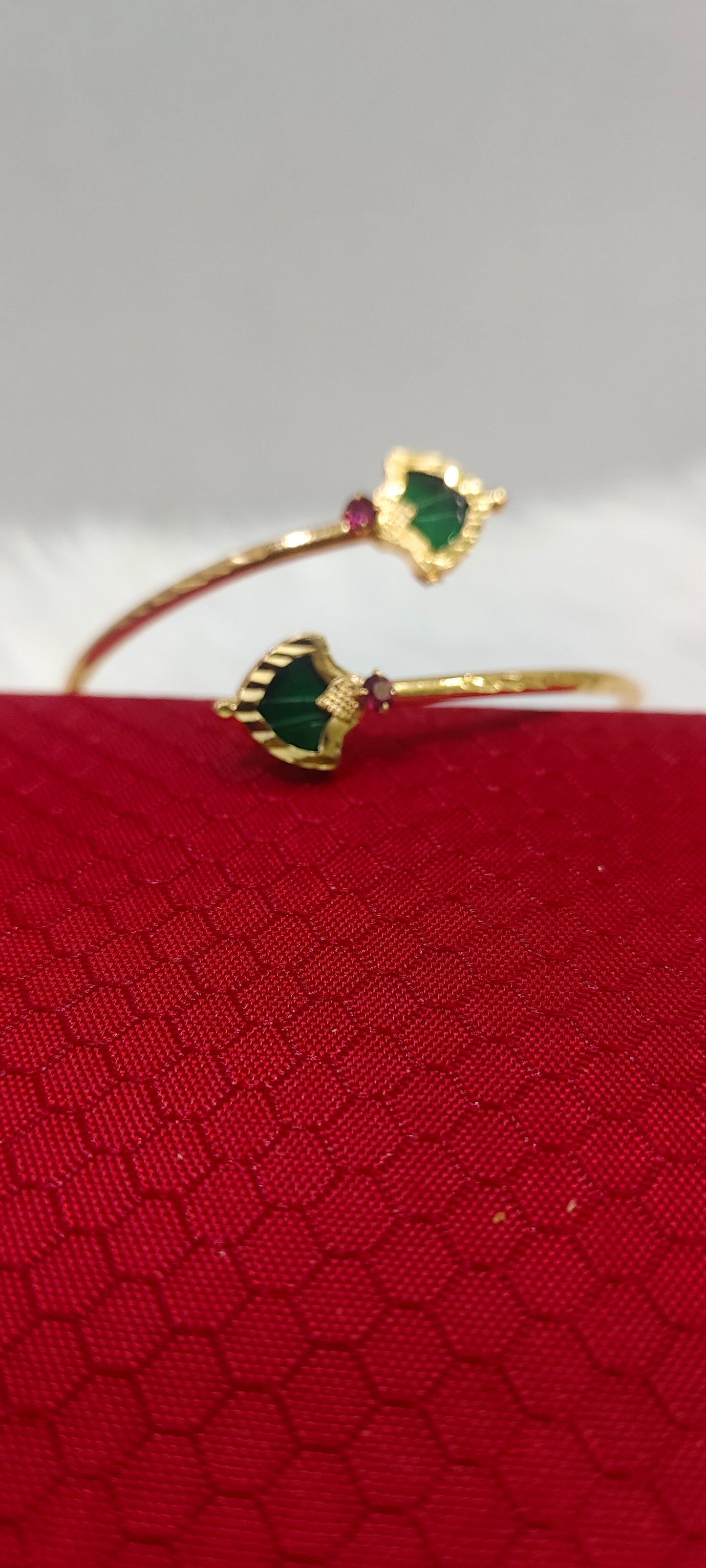 Gold look simple Openable kada