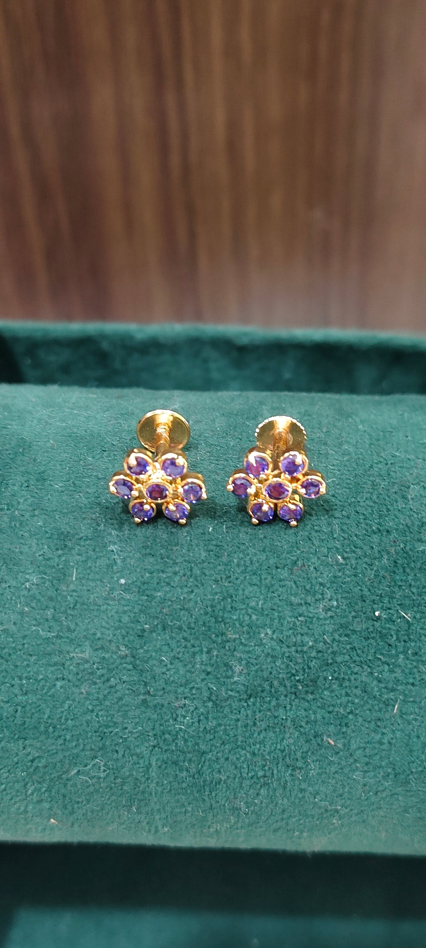 Pure panchaloham 7 stone studs