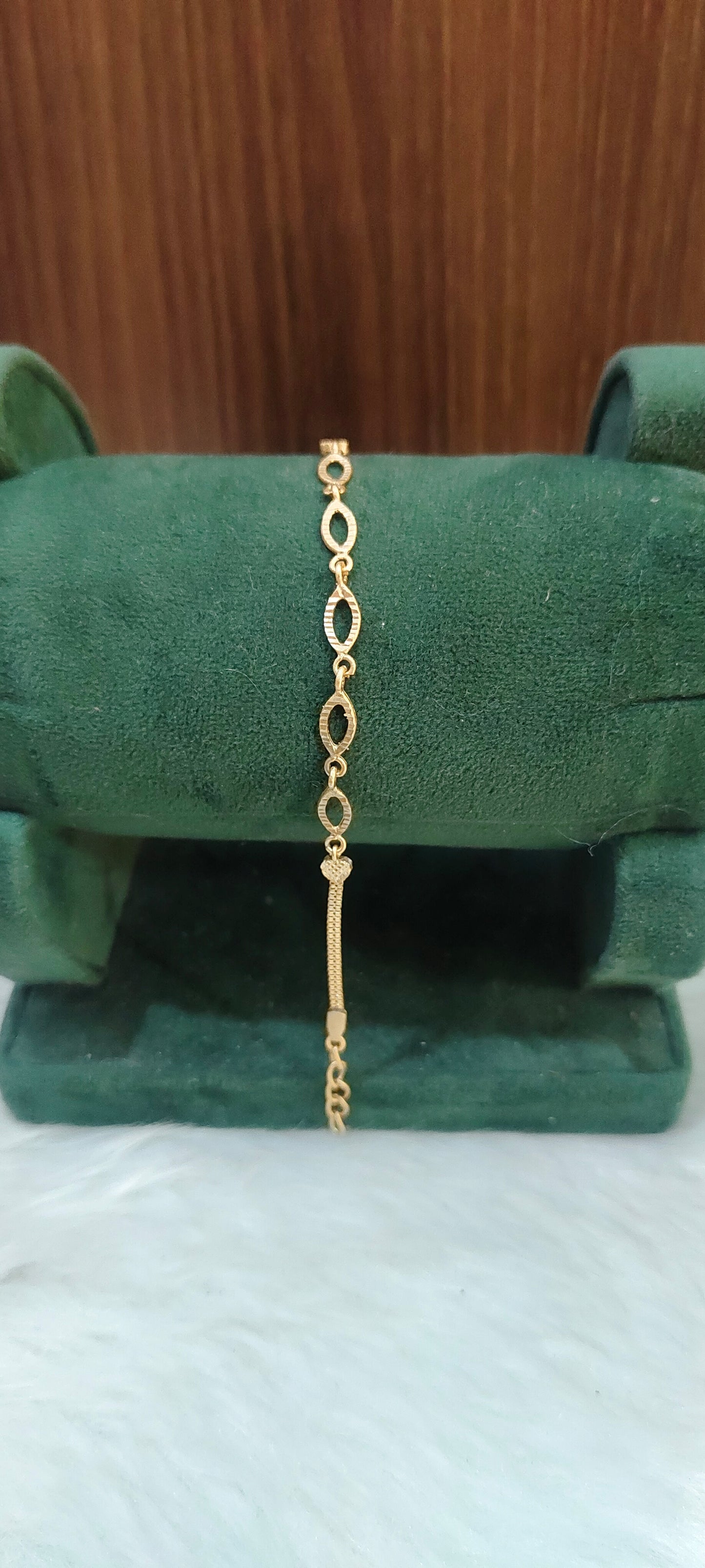 Pure panchaloham unpolished ladies bracelet