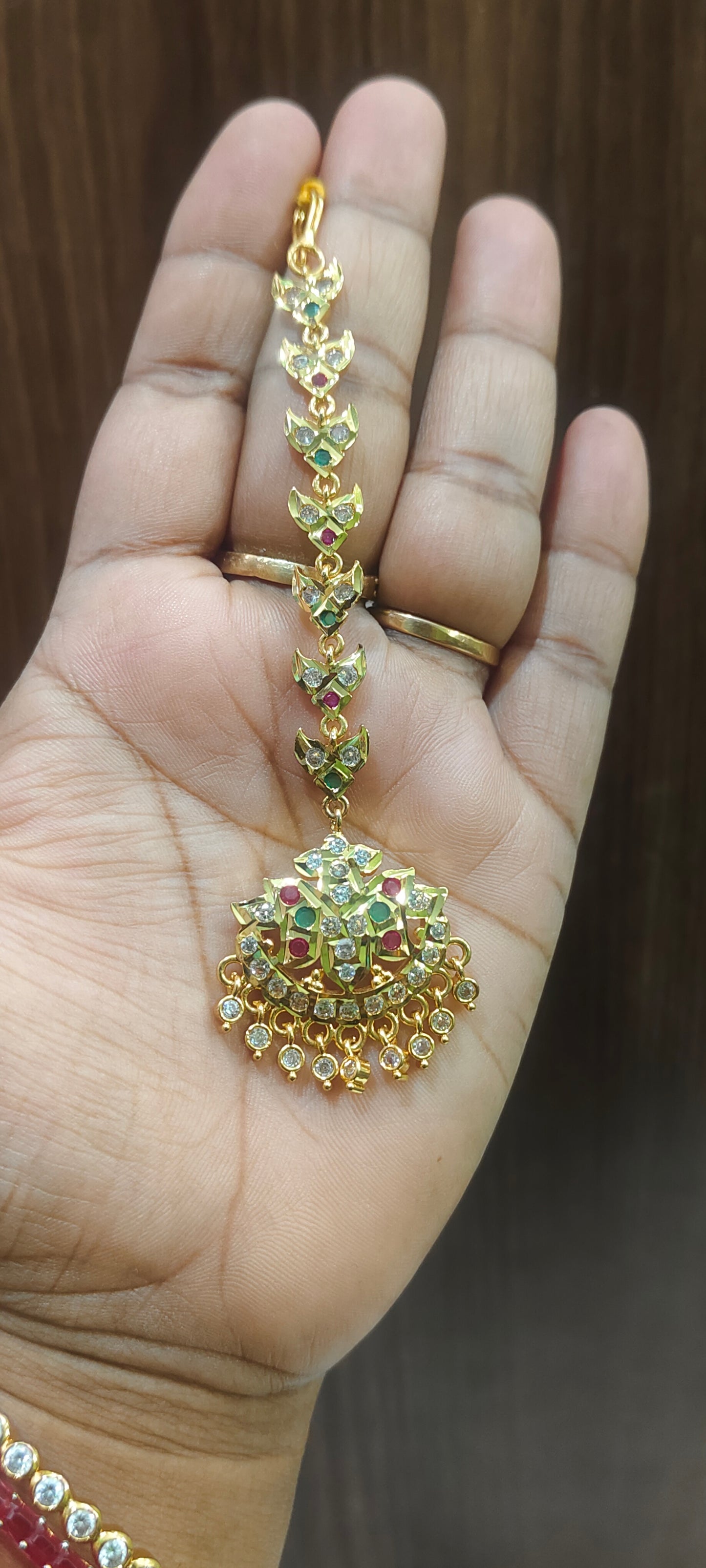 Pure panchaloham multi colour mangtika