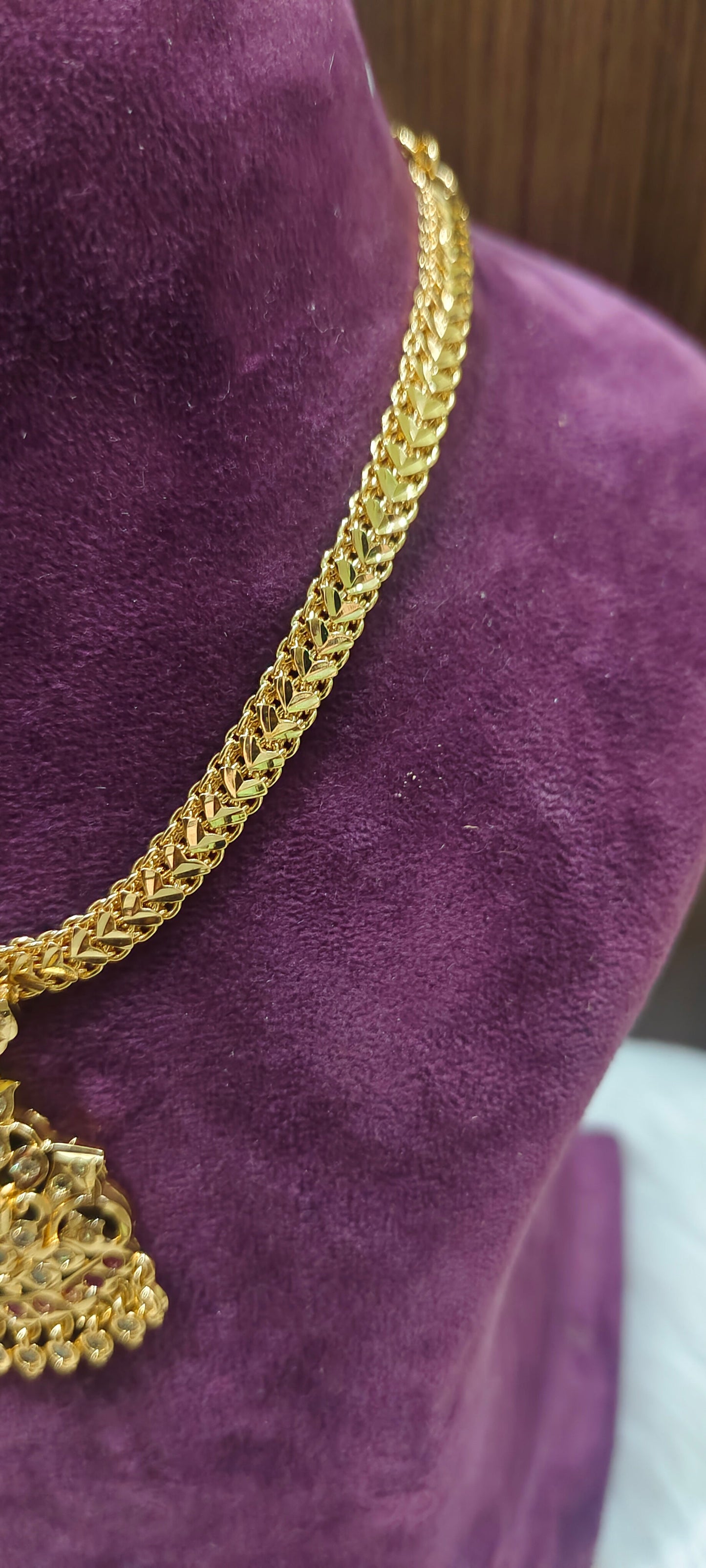 Pure panchaloham nanupatti necklace