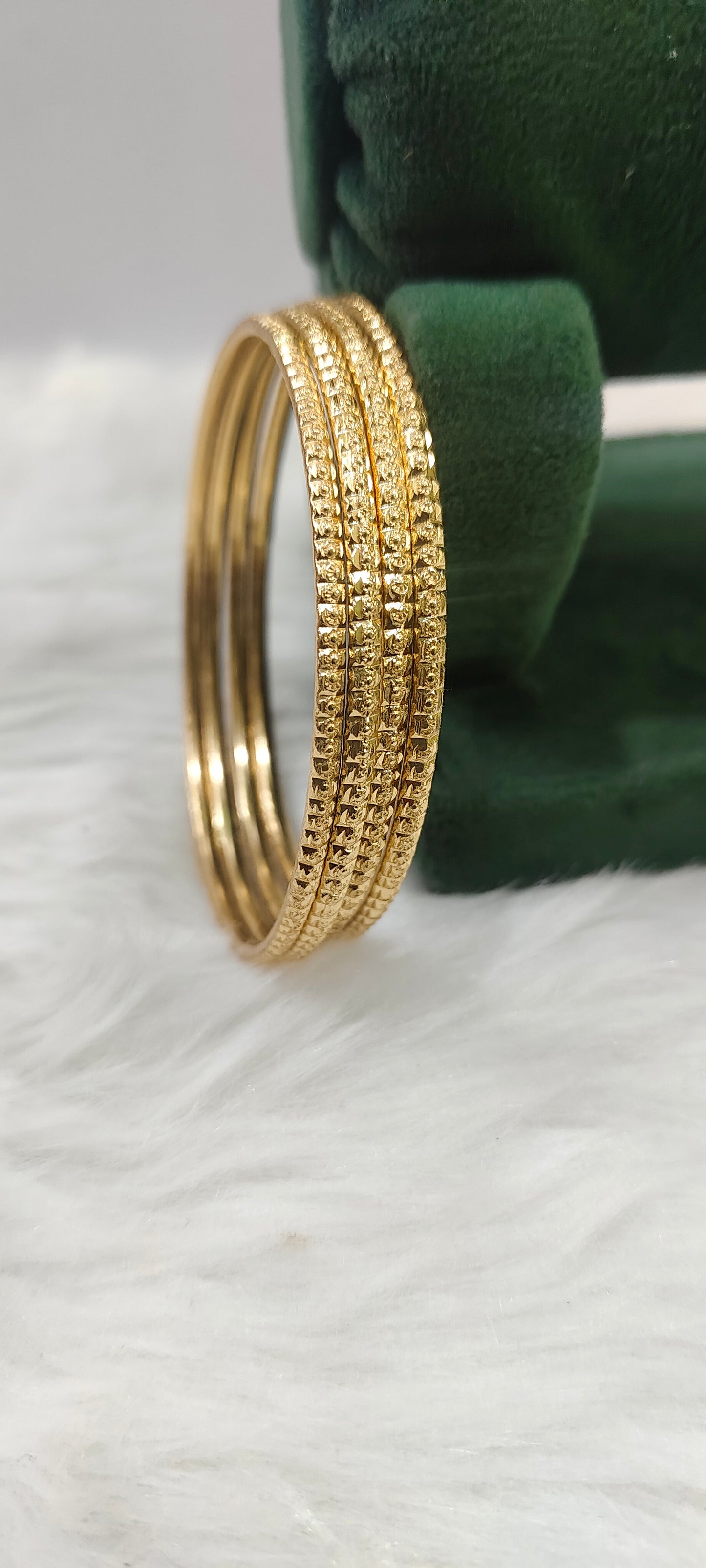 Pure panchaloham unpolished 4 bangles (miriyam)