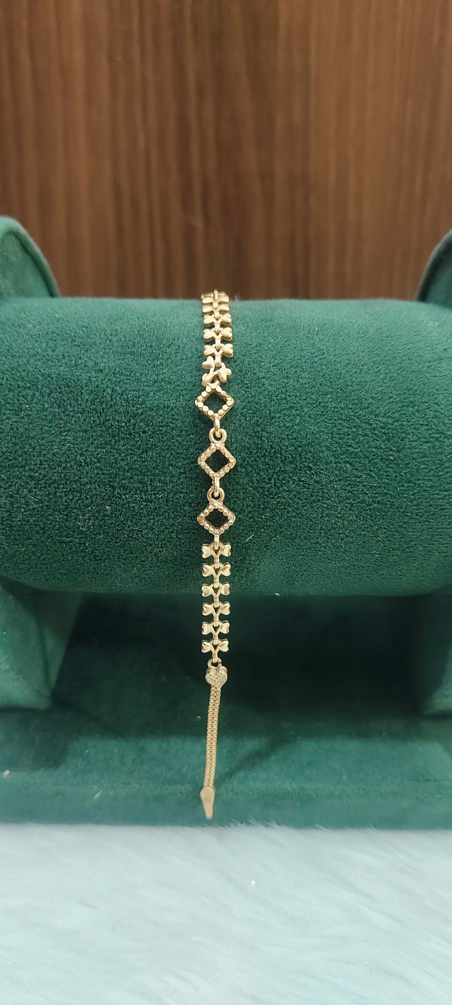 Pure panchaloham unpolished ladies bracelet