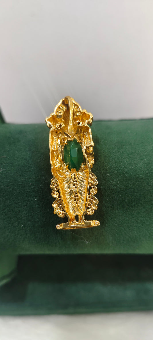 Premium nakshi 2.5" length balaji pendant