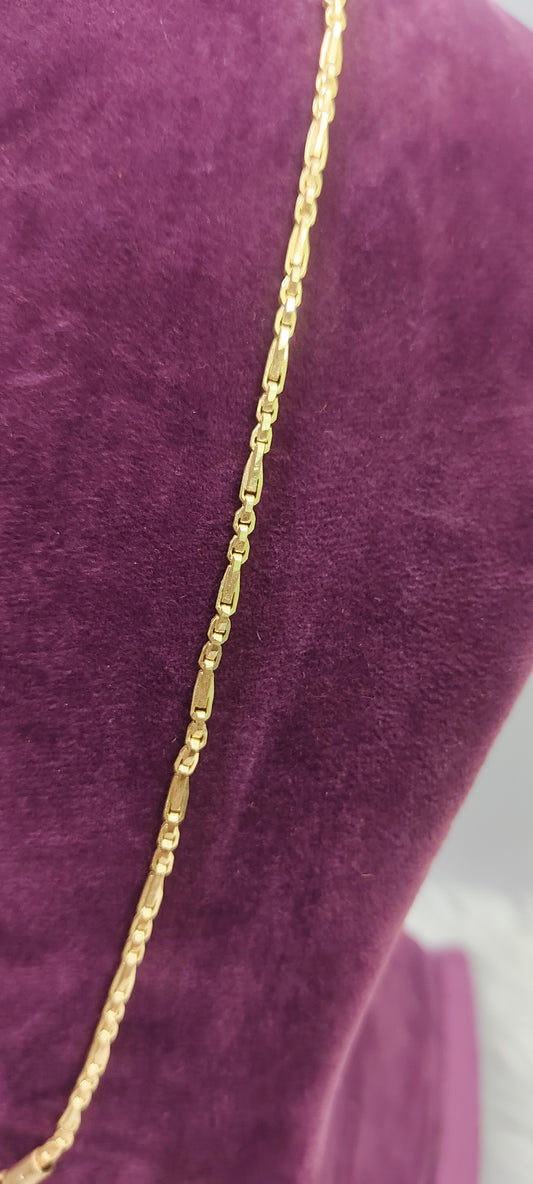 Pure panchaloham unpolished 24" length 2 plus 1 thali chain