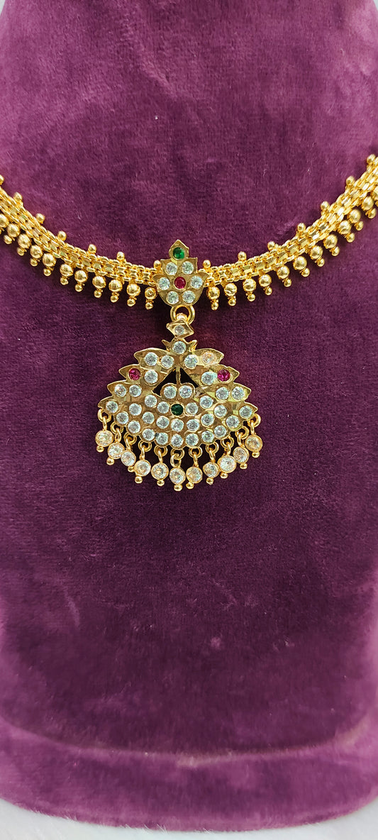 Pure panchaloham vintage look necklace