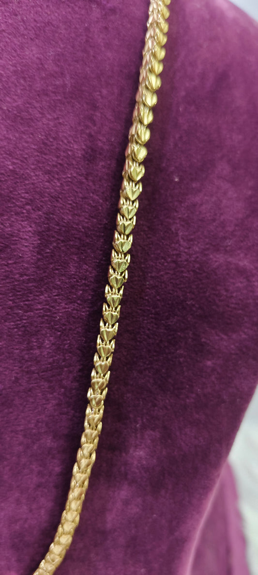 Pure panchaloham unpolished 24" length thali chain