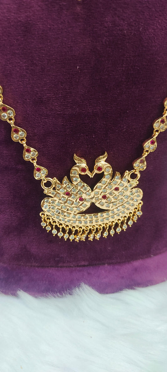 Pure panchaloham vintage look long haram