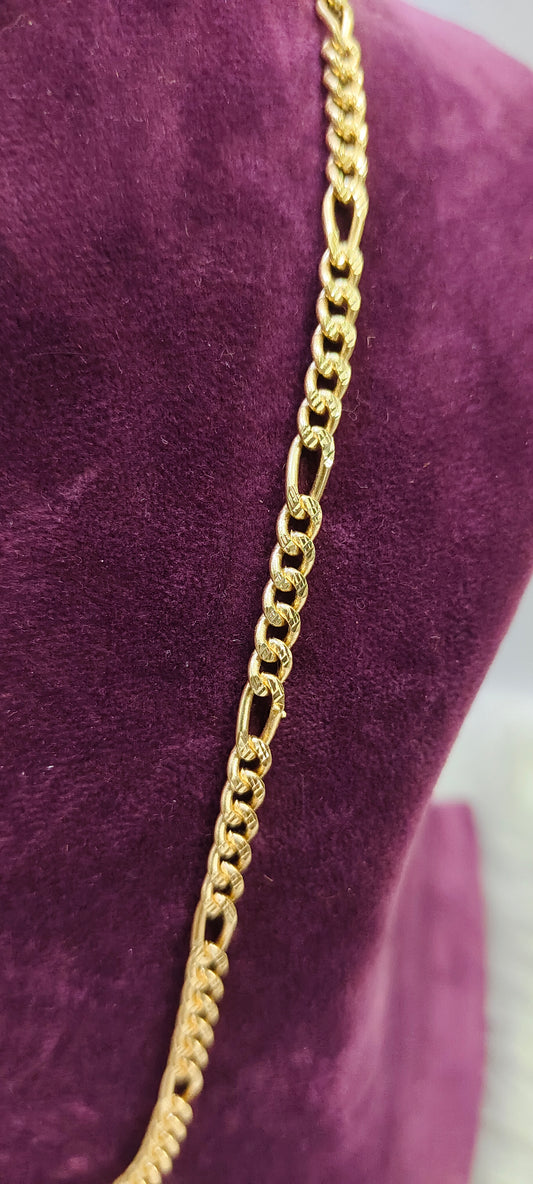 Pure panchaloham unpolished 20" length mens chian