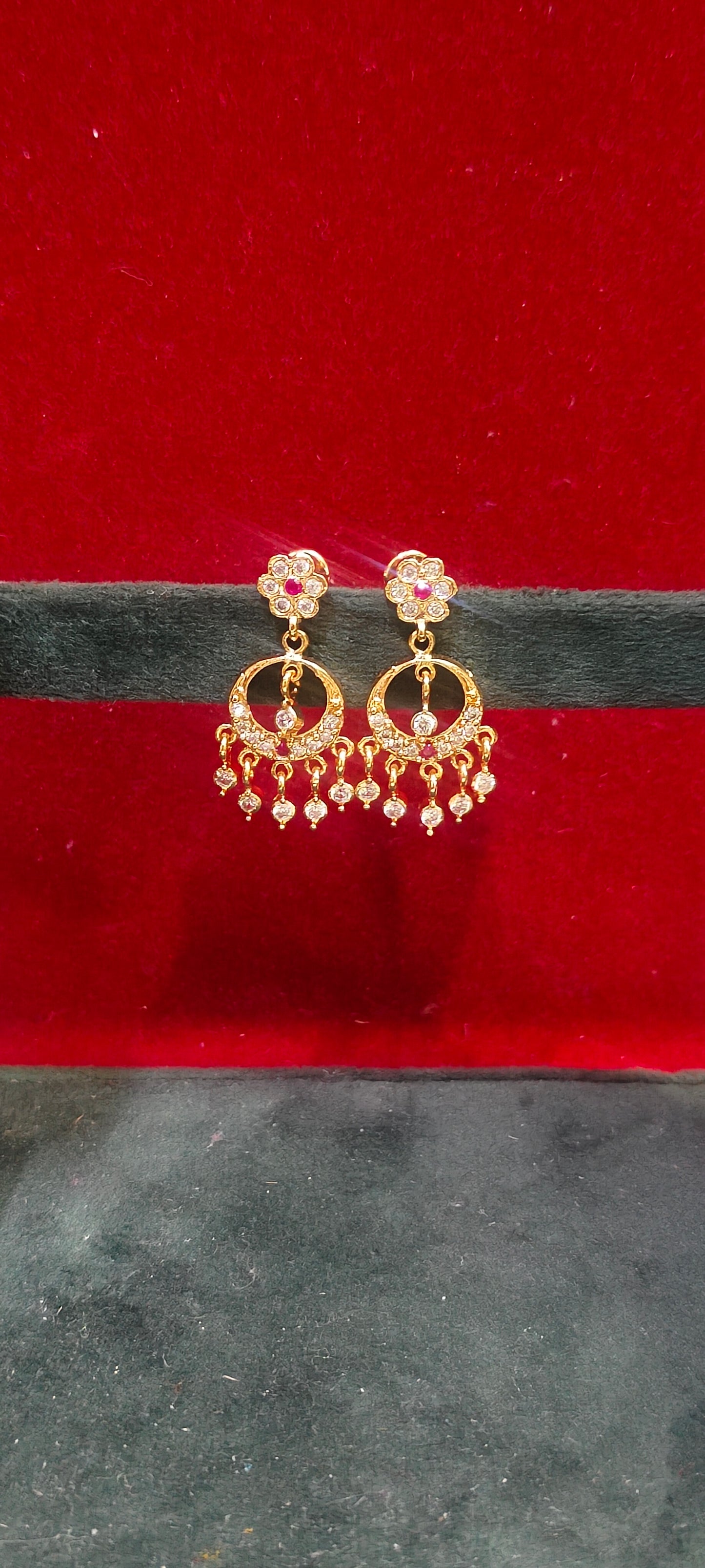 Pure panchaloham 2 pair earrings combo